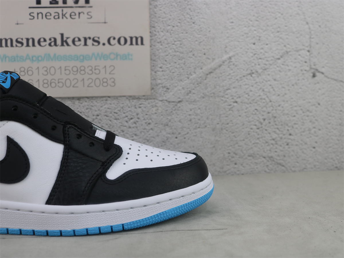 LJR Batch Air Jordan 1 Retro Low OG Black Dark Powder Blue CZ0790-104